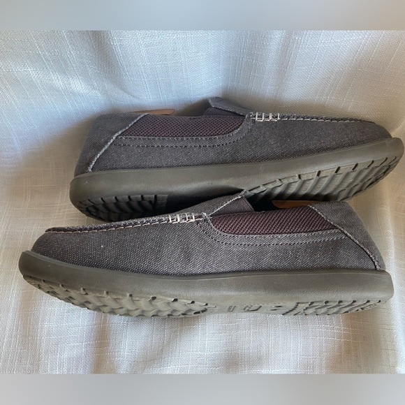 Crocs Santa Cruz 2 Luxe Shoes Mens Size 7 Gray Slip On Cushioned Loafers - Picture 3 of 6